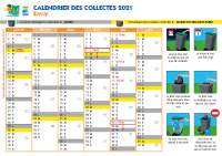 Calendrier 2021 des collectes