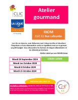 atelier gourmand RIOM