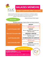 Balades mémoire NOVEMBRE