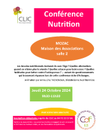 Conférence nutrition MOZAC