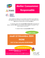 Atelier CONSOMMER RESPONSABLE