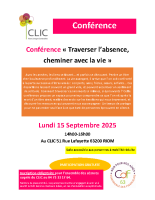 Conférence traverser l’absence RIOM