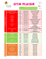 Flyer GYM PLAISIR MAJ sept 2025