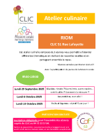 Flyer atelier nutrition RIOM