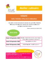 Flyer atelier nutrition VOLVIC