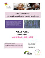 Conférence musée AIGUEPERSE