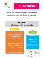 ateliers Numérique VOLVIC