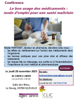 affiche LE BON USAGE DES MEDICAMENTS – 201125 QUEUILLE