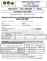 Inscription brocante 2026